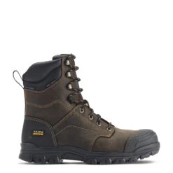 Ariat Men's Treadfast 8" Dark Brown Waterproof Steel Toe Work Boots 10042496 -Ariat S23 MNS WORK 10042496 side11