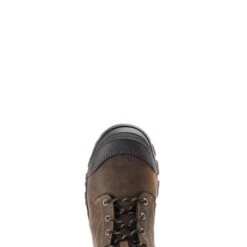 Ariat Men's Treadfast 8" Dark Brown Waterproof Steel Toe Work Boots 10042496 -Ariat S23 MNS WORK 10042496 toe
