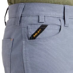 Ariat® Men's Rebar DuraStretch™ Made Tough Flint Stone Shorts 10043170 -Ariat S23 MNS WORK 10043170 detail01