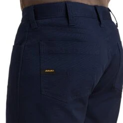 Ariat® Men's Rebar DuraStretch™ Made Tough Navy Shorts 10043172 -Ariat S23 MNS WORK 10043172 detail02