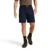 Ariat® Men's Rebar DuraStretch™ Made Tough Navy Shorts 10043172 -Ariat S23 MNS WORK 10043172 front
