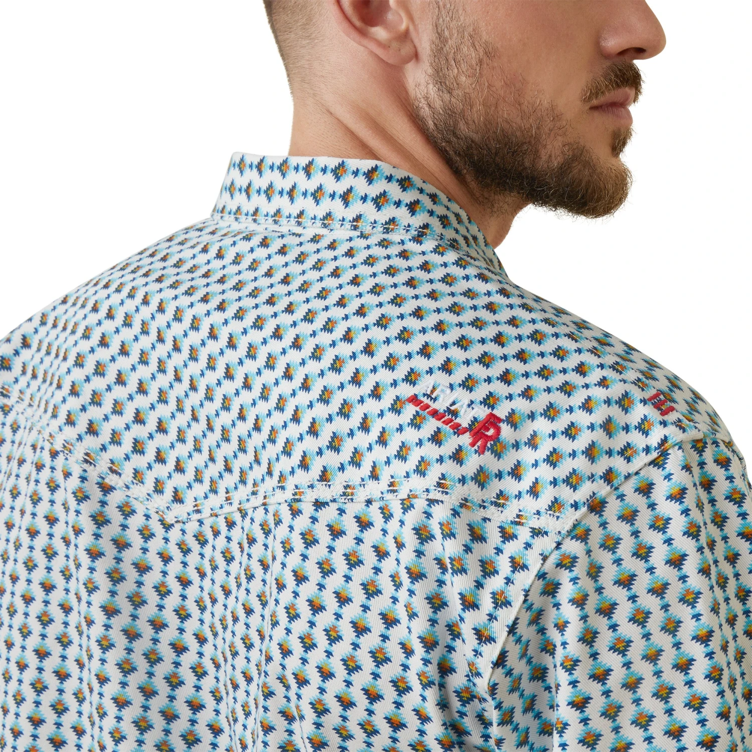 Ariat® Men's FR Dillinger Retro Bachelor Snap Work Shirt 10043751 6 Ariat® Men's FR Dillinger Retro Bachelor Snap Work Shirt 10043751 - Image 4