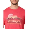 Wrangler Men's Logo Red Heather Graphic T-Shirt 112315023 -Ariat Untitled321654