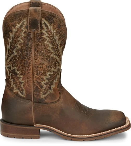 Tony Lama Men's Tan Retan Square Toe Boots XT5104 5 Tony Lama Men's Tan Retan Square Toe Boots XT5104 - Image 3