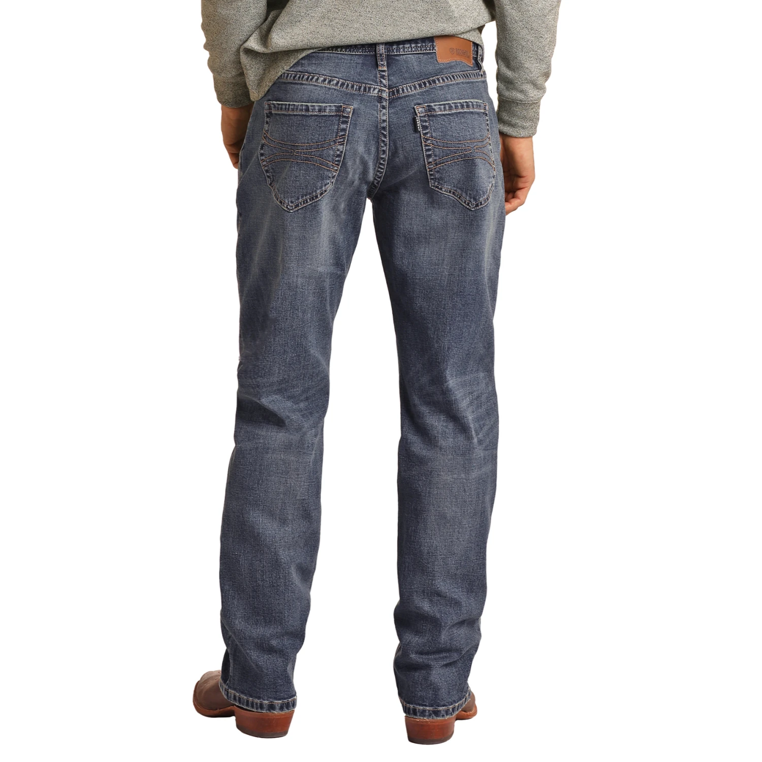 Rock & Roll Hooey Men's Double Barrel Stackable Bootcut Jeans HYMDTBR0KZ 3 Rock & Roll Hooey Men's Double Barrel Stackable Bootcut Jeans HYMDTBR0KZ