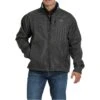 Cinch Men's Bonded Charcoal Grey Jacket MWJ1518005 -Ariat frnt 005
