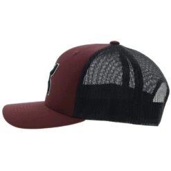 Hooey "Sterling" 6-Panel Maroon/Black Hat 2206T-MABK -Ariat lkjlkjkljlkj