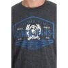 Cinch Men's Classic Logo Black Heather T-Shirt MTT1690374 2 Cinch Men's Classic Logo Black Heather T-Shirt MTT1690374 -Ariat mtt1690374 4 1776 detail