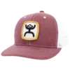 Hooey® Unisex Zenith 6-panel Burgundy & White Trucker Cap 2124T-BUWH -Ariat pinkhooeyhat