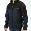 Roper Men's Blue & Black Knit Sweater Fleece Jacket 03-097-0794-7110BU -Ariat s l1600 30906e92 9a23 4b2a b434 1d0f2129e096