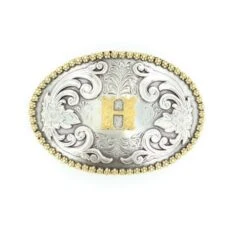 Nocona Antique Scroll & InitialBelt Buckle 37072 -Ariat s l500 2