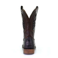 Corral Boots Corral Men's Oil Brown Caiman Embroidered Square Toe Boots A3878 -Ariat unnamed 18 c4ac5d77 cf51 4673 b3e8 ed78ceee73a4