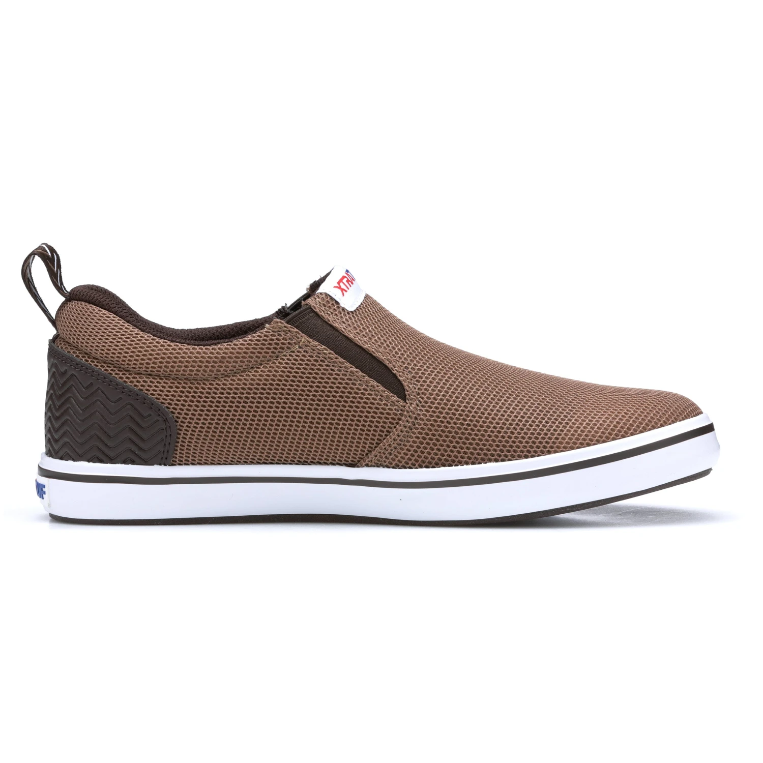 XTRATUF Men's Sharkbyte Airmesh Brown Slip-On Deck Shoes XSAM-900 5 XTRATUF Men's Sharkbyte Airmesh Brown Slip-On Deck Shoes XSAM-900 - Image 3